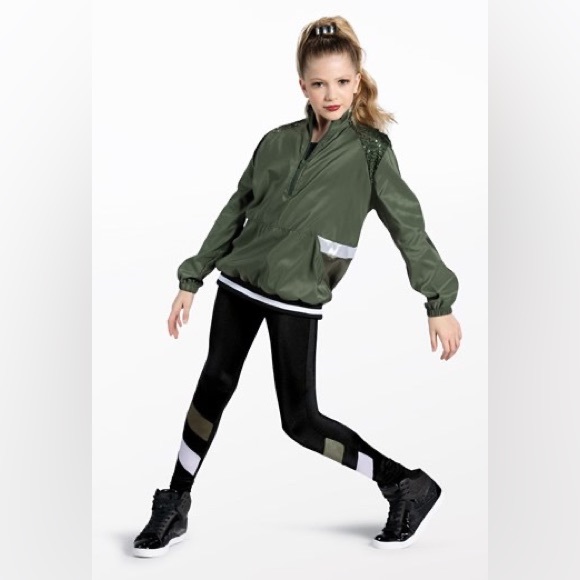 EUC WEISSMAN LOSE CONTROL DANCE COSTUME HIP HOP TAP JAZZ  2 PIECE XSC see chart - Picture 10 of 11